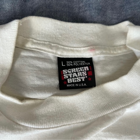 90s Single Stitch Vintage Badger State Summer Games Tee - Picture 4 of 4